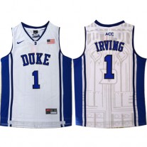 Nike NCAA Duke 1 Kyrie Irving Jersey White Hardwood Classics