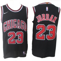 Nike NBA Chicago Bulls 23 Michael Jordan Jersey Black