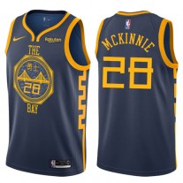 Cheap Alfonzo McKinnie Warriors New The Bay City Jersey 2018-2019