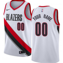 Cheap Blazers White Jersey Customized Association Edition For Sale