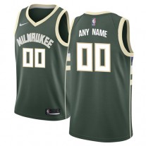 Cheap Bucks Green Custom NBA Jerseys Icon Edition For Sale