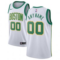 Cheap Celtics White Custom NBA Jerseys City Edition For Sale