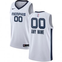 Cheap Custom Grizzlies Nike White Jersey Association Edition Sale