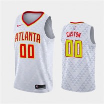 Cheap Hawks Custom Association NBA Jerseys White For Sale