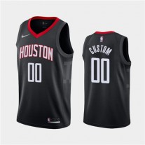 Cheap Rockets Custom Statement NBA Jerseys Black For Sale