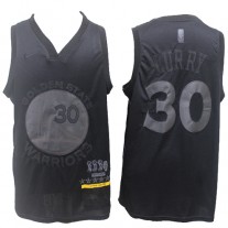 Cheap Stephen Curry Warriors MVP Honorary Edition Black Jerseys