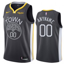 Cheap Warriors The Town Custom NBA Jerseys Grey For Sale