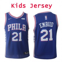 Nike NBA Kids Philadelphia 76ers #21 Joel Embiid Jersey Blue