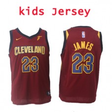Nike NBA Kids Cleveland Cavaliers #23 LeBron James Jersey Red