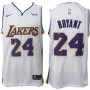 Nike NBA Los Angeles Lakers 24 Kobe Bryant Jersey White Swingman Association Edition