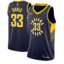 Nike NBA Indiana Pacers 33 Myles Turner Jersey Navy Blue Swingman Icon Edition