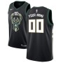 Cheap Bucks Black Custom NBA Jerseys Statement Edition For Sale