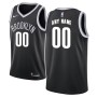 Cheap Custom Nets Nike Black NBA Jerseys Icon Edition For Sale