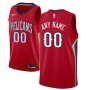 Cheap Custom Pelicans Nike Red Jersey Statement Edition For Sale