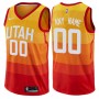 Cheap Customized Jazz City Edition Orange Jerseys For Sale