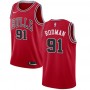 Cheap Dennis Rodman Bulls #91 Jersey Red Nike NBA Sale