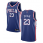 Cheap Jimmy Butler 76ers Cream Blue NBA Away Jersey For Sale