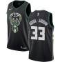 Cheap Kareem Abdul-Jabbar Bucks Swingman Black NBA Jersey