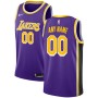 Cheap Lakers Purple Custom Jersey Statement Edition For Sale