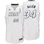 Cheap Ray Allen Heat ALL White Hot NBA Jersey For Sale