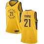Cheap Thaddeus Young Pacers Gold NBA Jersey Statement Edition