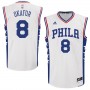 Jahlil Okafor 76ers Home Jersey White Replica NBA Cheap Sale