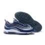 Nike Air Max 97 Ultra 17 Blue Running Shoes On Feet For Cheap Sale