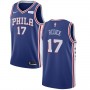 Nike JJ Redick 76ers #17 Best NBA Swingman Blue Jersey On Sale