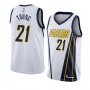 Wholesale Thaddeus Young Pacers Earned White NBA Jerseys